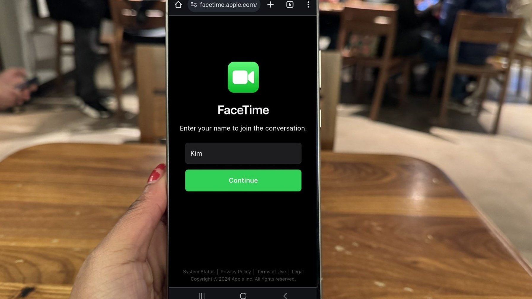 FaceTime on Android