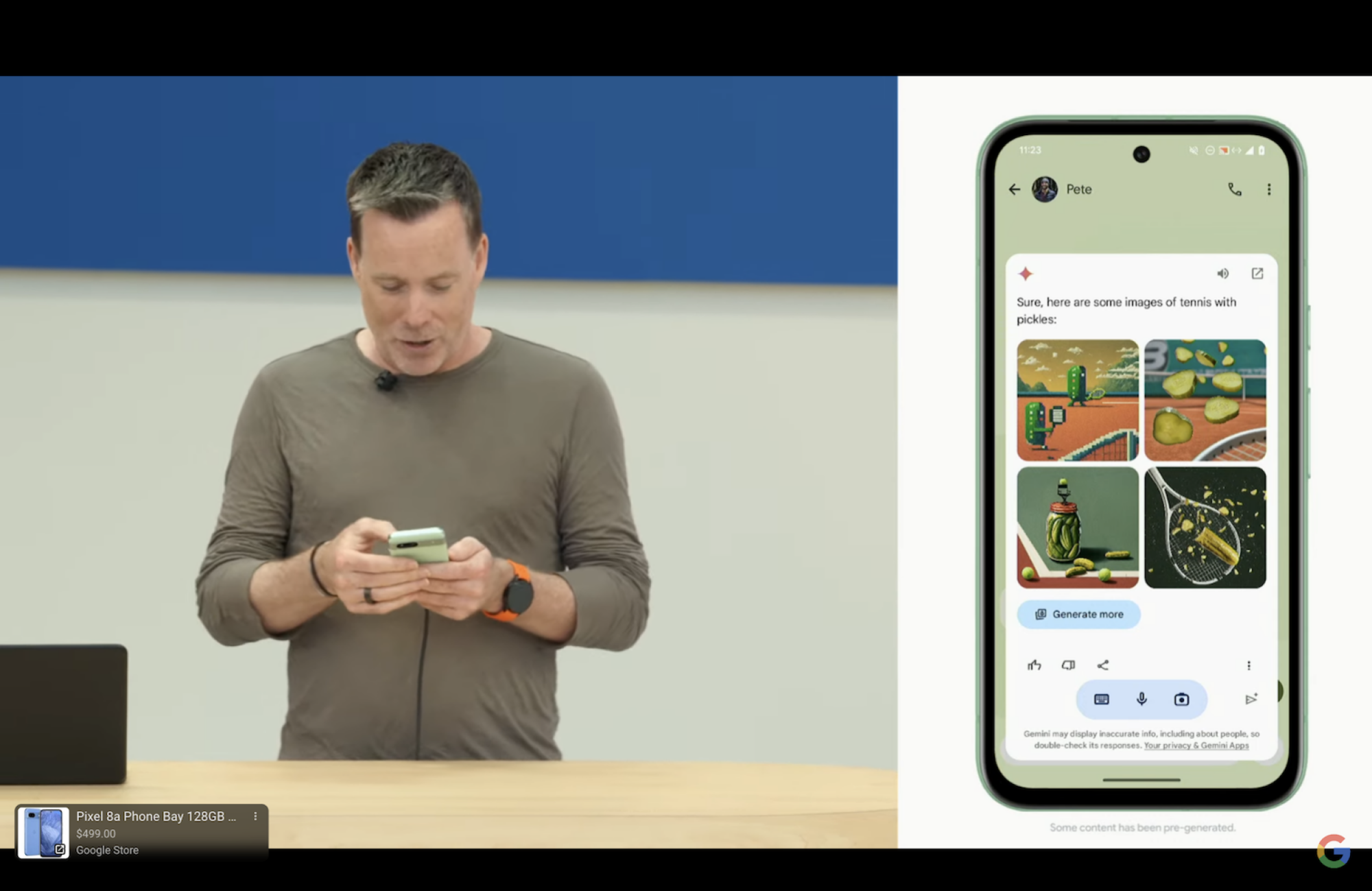 Google man using AI to generate memes