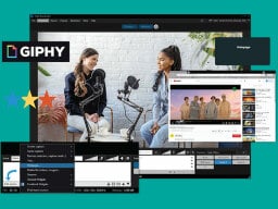 Two girls talking with mic.