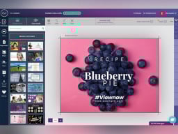 Recipe page being designed on app.