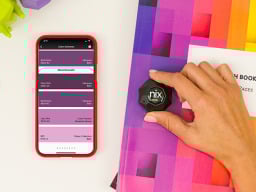 Color sensor in use.