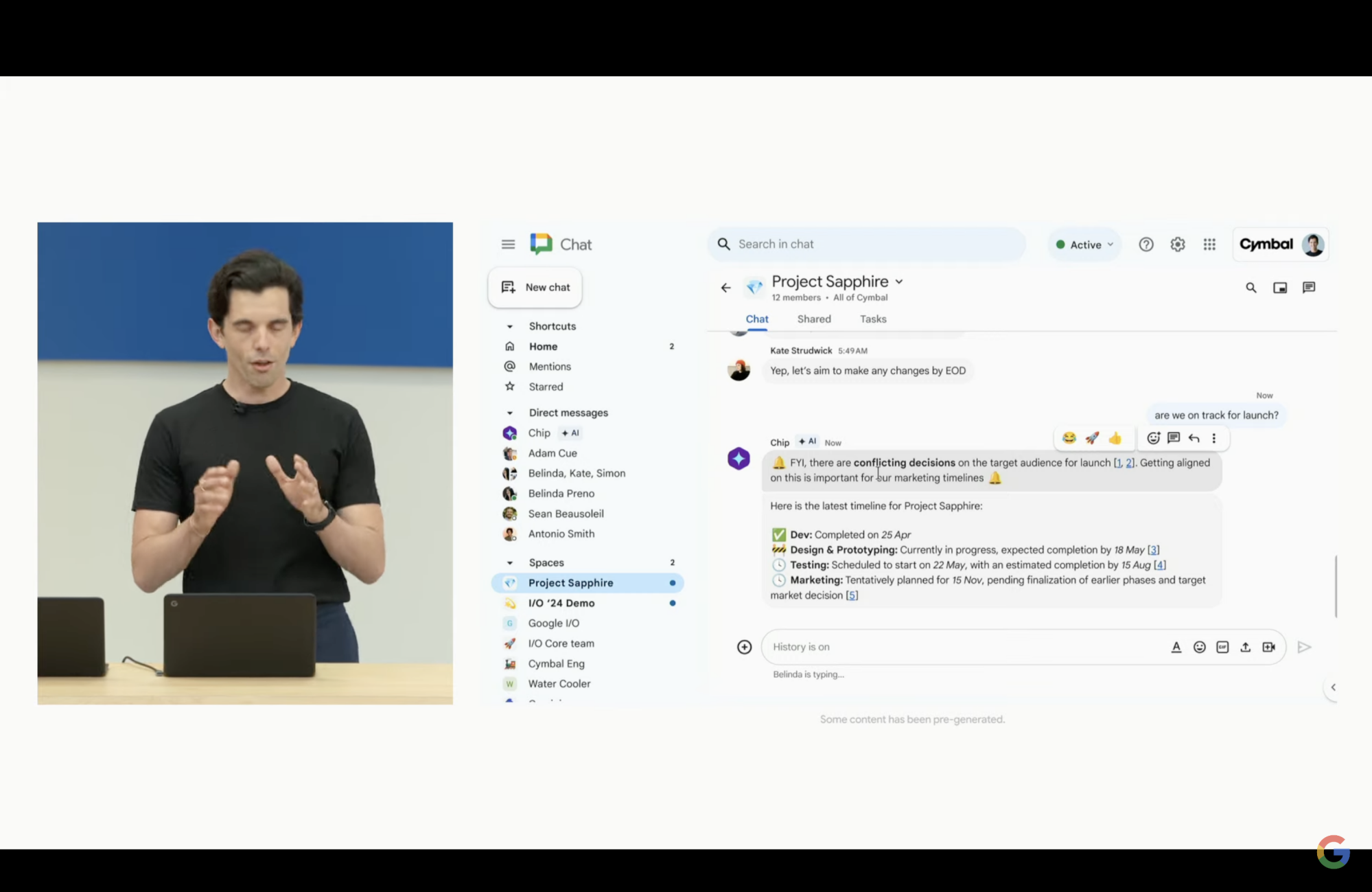 Gemini for Workspace at Google I/O