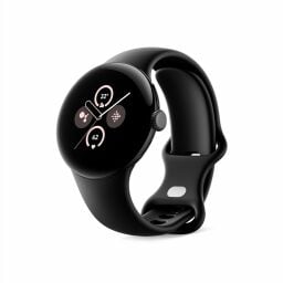 black Google Pixel Watch 2