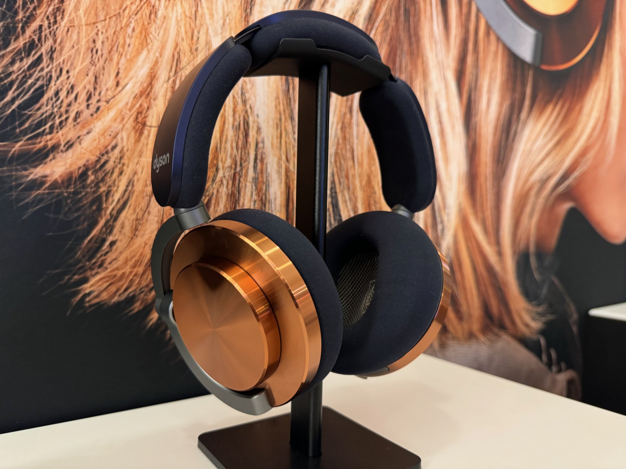 dyson ontrac headphones in copper colorway