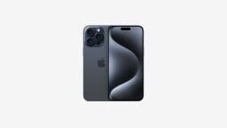 iPhone 15 Pro Max in Blue Titanium