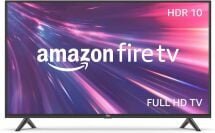 an amazon fire tv on a white background