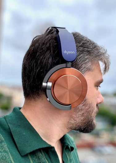 dyson ontrac headphones with copper ear cups