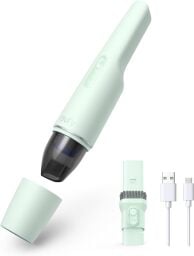 eufy handheld vacuum in teal
