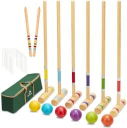 croquet set with balls