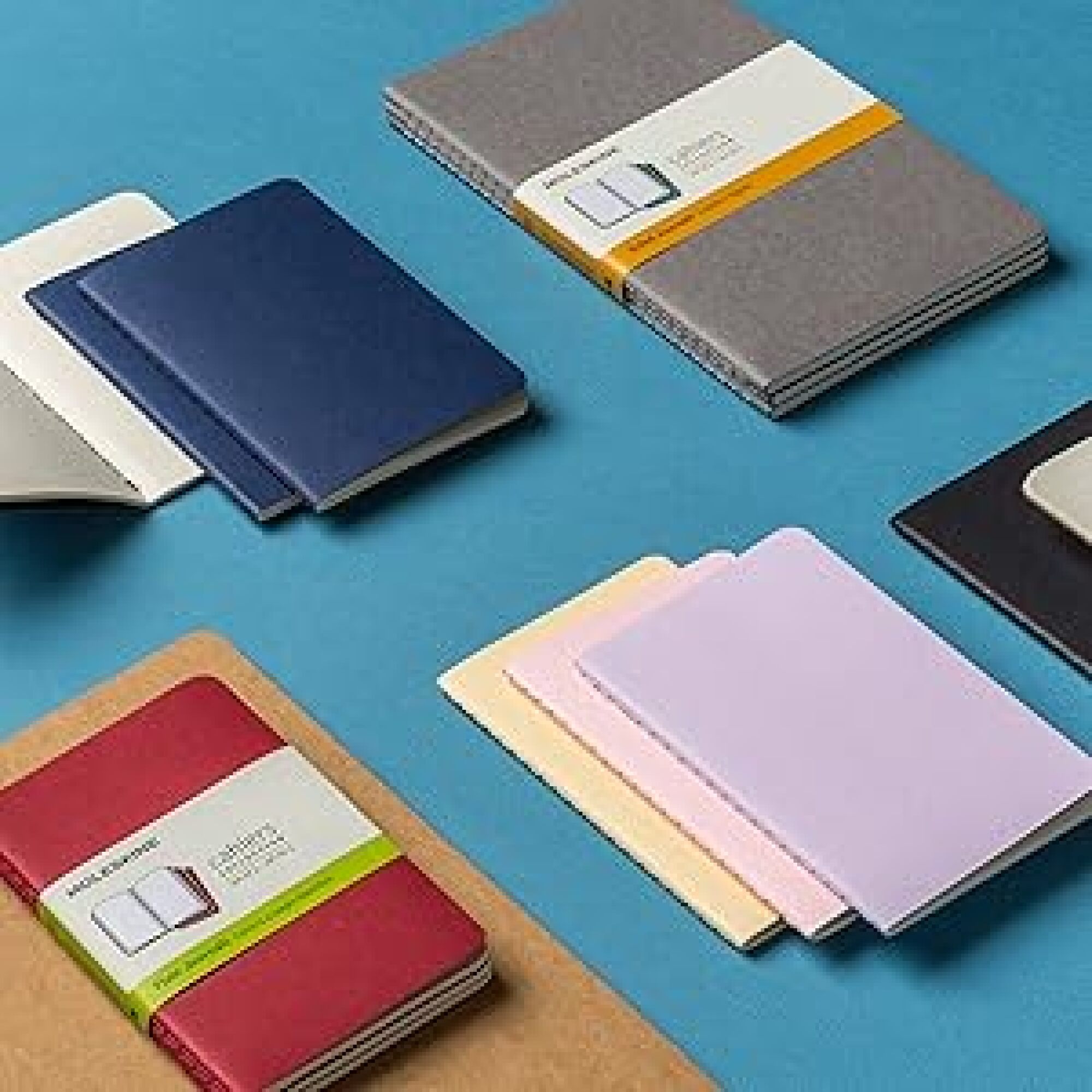 moleskine journals in assorted colors