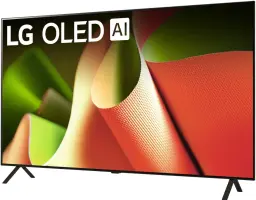 48-inch LG B4 4K OLED smart tv on a white background