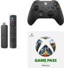 Amazon Fire TV Stick with Xbox Game Pass Ultimate and Xbox controller