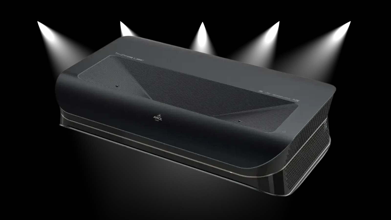AWOL Vision LTV-3000 Pro on a spotlight and black background
