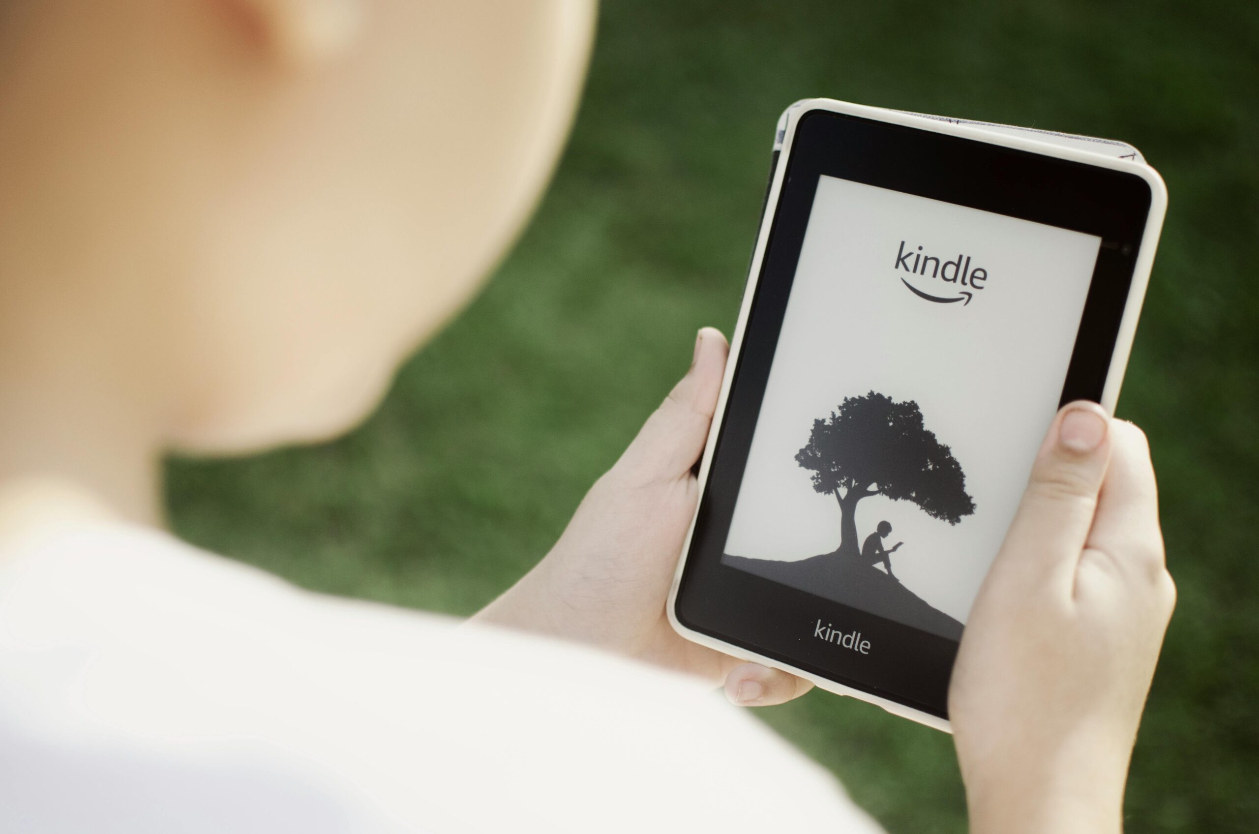 Kindle in hands