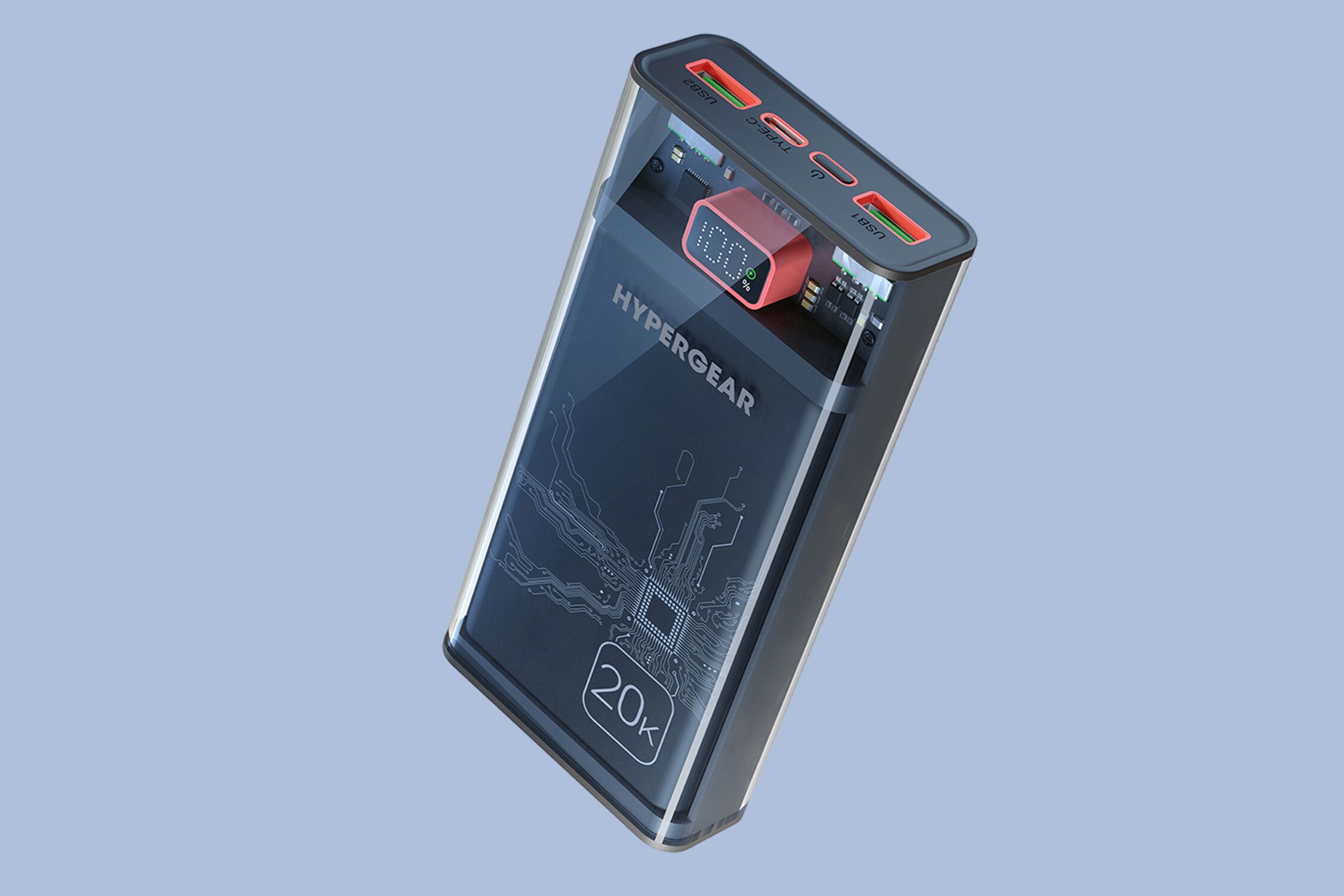 Transparent Retro Power Bank