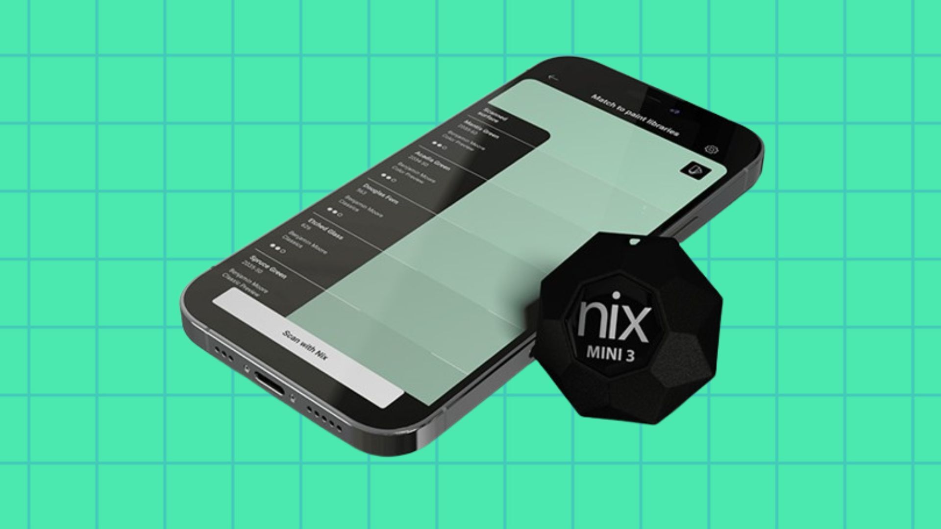 nix mini 3 color sensor with smartphone