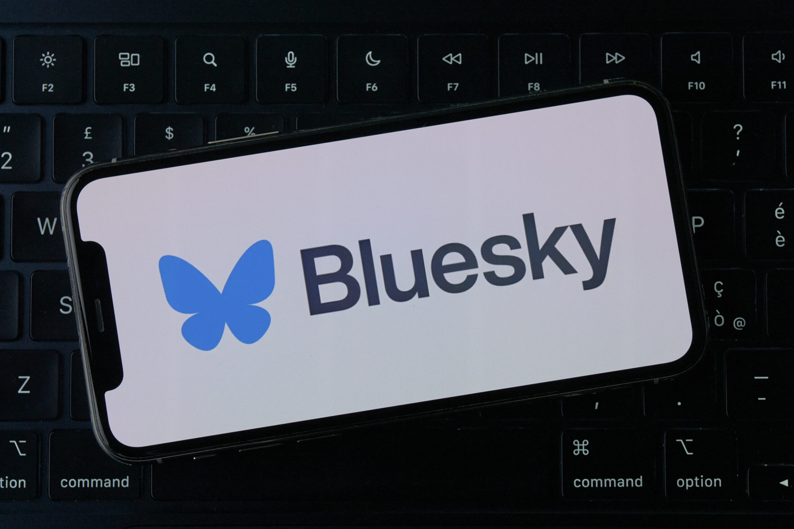 The image shows the logo of Bluesky