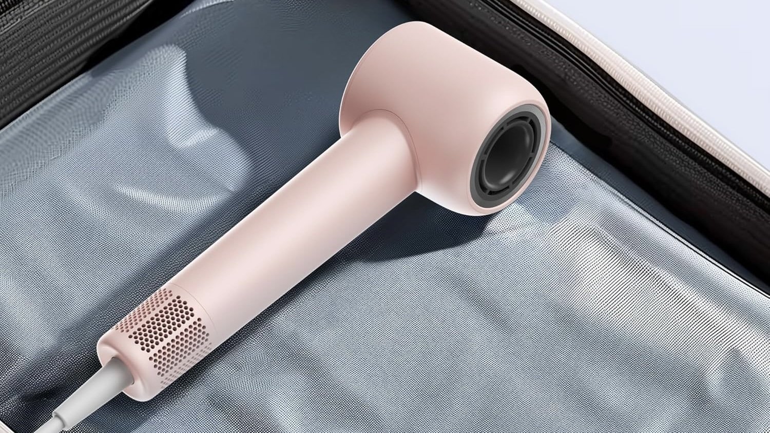 dreame gleam hair dryer in a suitcase