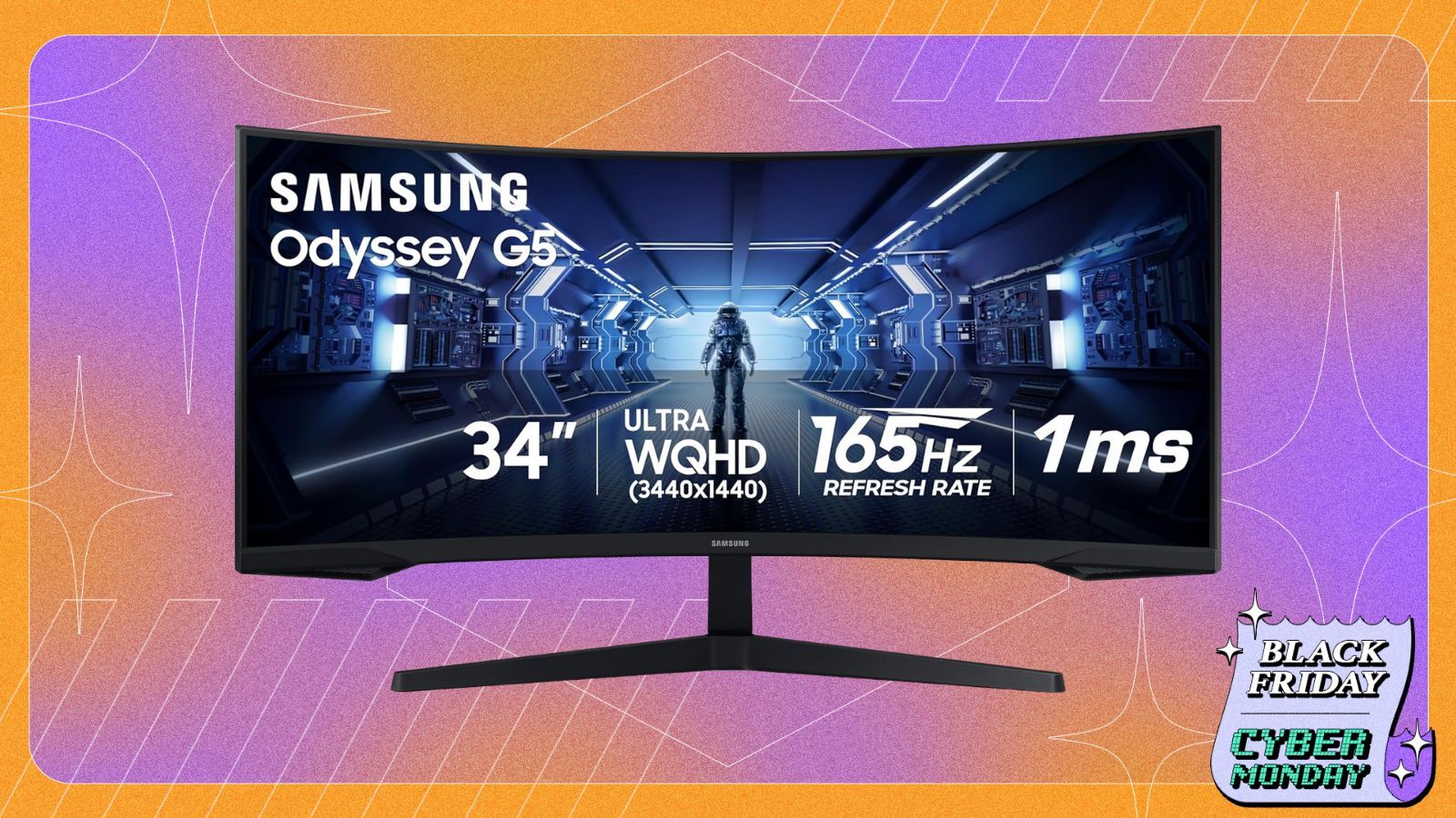 Samsung Odyssey G5 gaming monitor