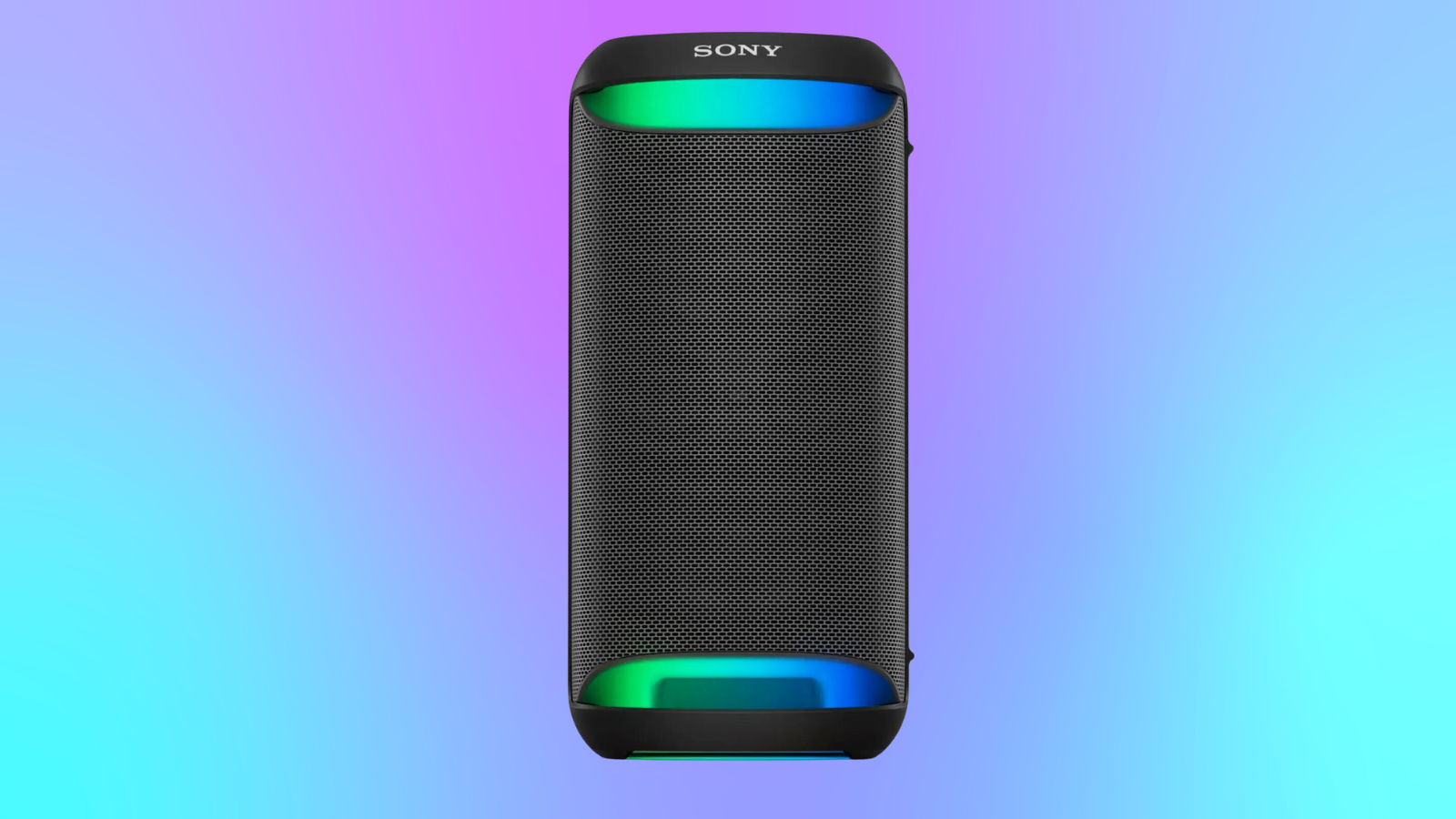 Sony XV500 on a light blue to purple gradient background
