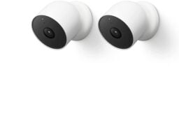 two Google Nest cameras