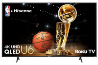 the Hisense 55-inch U6HR QLED 4K Roku TV