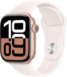 Apple Watch Series 10 [GPS, 40mm] with rose gold aluminium