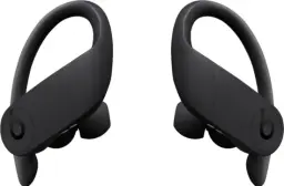 black beats powerbeats pro on a white background