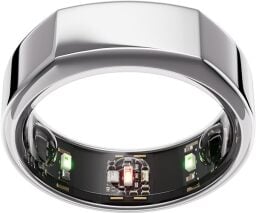 oura ring in silver