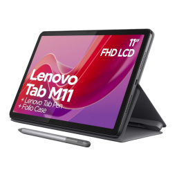 Lenovo Tab M11 on a white background