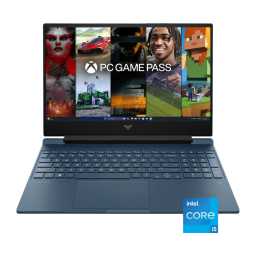 HP Victus gaming laptop on a white background