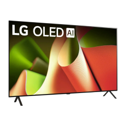 LG OLED B4 on a white background