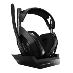ASTRO A50 Wireless Gaming Headset and Base Station on a white background