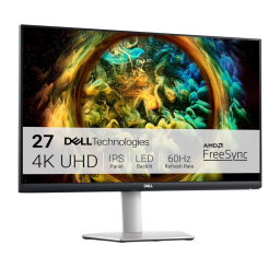 Dell S2721QS on a white background