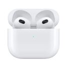 Apple AirPods appear in their case.