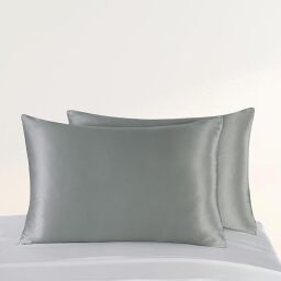 grey silk pillowcases