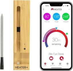 meater thermometer, case and app