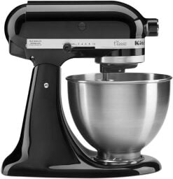 black stand mixer