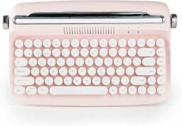 pink typewriter keyboard