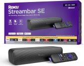 Roku Streambar SE with remote and box
