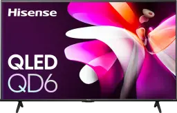 A Hisense 85-inch QLED QD6 TV