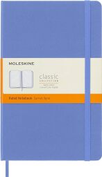 blue moleskine notebook