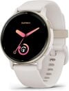 Garmin vivoactive 5 smartwatch with ivory band