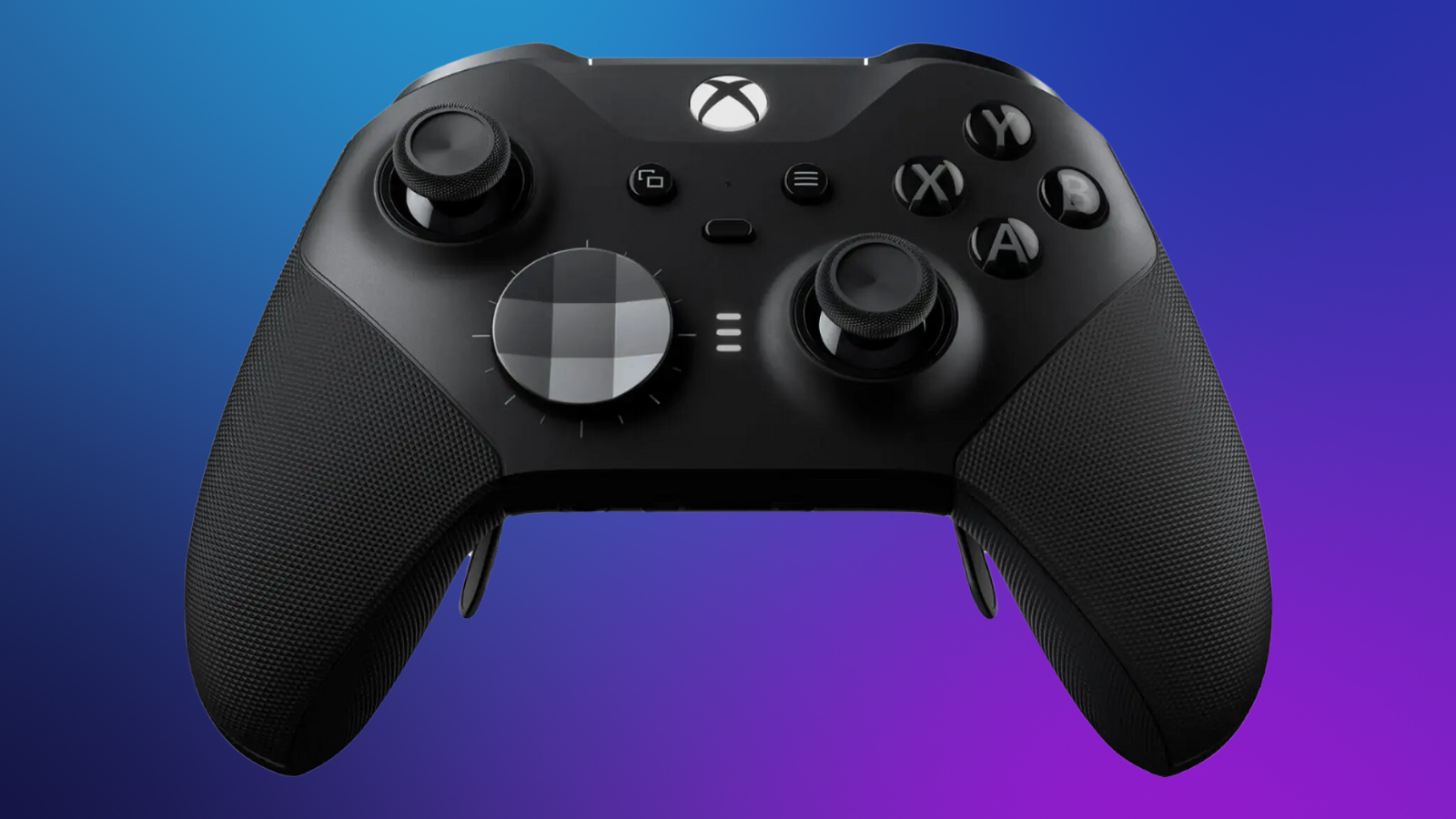 Xbox Elite Series 2 on a purple background