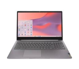 A Lenovo IdeaPad 3i laptop appears on a white background. 