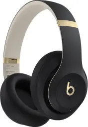 black and gold beats studio pro headphones on a white background