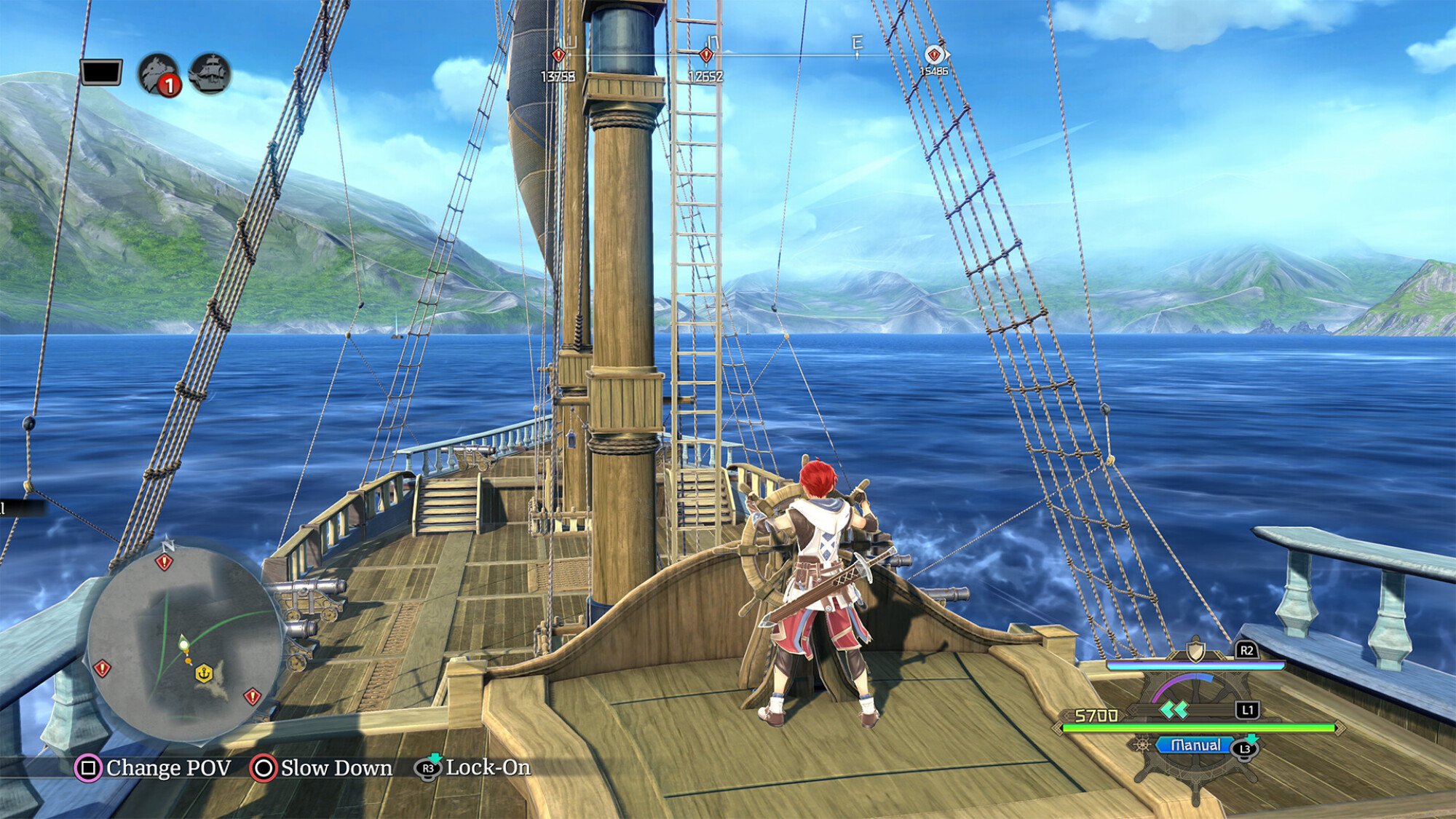 Ys X Nordics ship screenshot