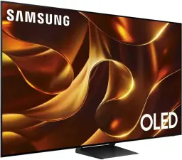 samsung 77-inch s84d 4k oled tv on a white background