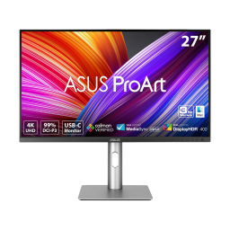 ASUS ProArt 27” on a white background