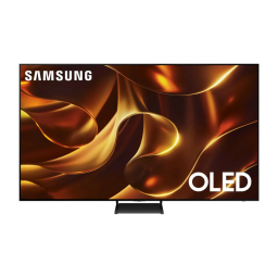 Samsung 77-inch S84D OLED TV on a white background